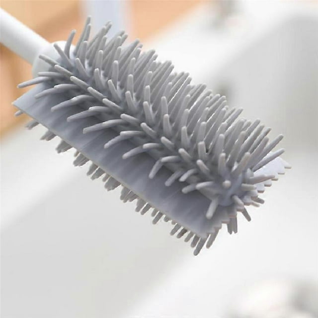 Dish Brush with Bamboo Handle Dish Scrubber Pan Brush, Dishwashing and Cleaning Double Head Pan Brus
