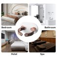 thumbnail image 5 of Light luxury adjustable hair dryer bracket - wall hanging free punching storage rack, 5 of 5