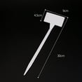 thumbnail image 3 of SPRING PARK 10Pcs/Set Garden Markers Plant Labels, T-Type Plant Tags Outdoor Garden Sign Reusable Waterproof Plant Marker for Nursery Flowers Potted, 3 of 7