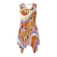 thumbnail image 5 of Garronmavis Matching Vacation Outfits for Couples Hippy Flowers Mens Short Sleeve Shirt Size M Polyester and Women's Tank Dress with Pocket Sleeveless Sundress, 5 of 7