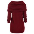 thumbnail image 3 of Vedolay Womens Fall Sweaters Women's Sweaters 2023 Fashion Fall Winter Casual Loose Soft Pullover Tops, 4XL, 3 of 5