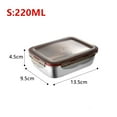 thumbnail image 2 of 220Ml Stainless Steel Lunch Box Sealed Food Fresh-Keeping Boxes Office Bento Container Lunch Container, 2 of 10