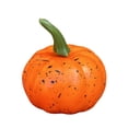 thumbnail image 2 of Byndra Fall Mini Foam Pumpkin Decor, 6cm Artificial Pumpkin with Realistic Texture and Stem and Classic Style, Table Centerpiece for Autumn, Halloween, Thanksgiving, Home Display, 2 of 6