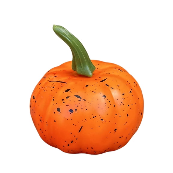 Qjidjing Halloween Fake Pumpkin, Foam Ornament, Artificial Mini 2.36 Inch Size, Lightweight Craft, Table Centerpiece, Mantel Display, Home Decor