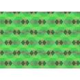 thumbnail image 1 of Ahgly Company Machine Washable Indoor Rectangle Transitional Green Area Rugs, 2' x 4', 1 of 7