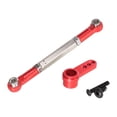 thumbnail image 2 of Componente de dirección RC Servo Varilla Accesorio Metal Ajustable Universal Estable Rojo, 2 of 8