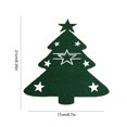thumbnail image 3 of Bolsa de vajilla para árbol de Navidad, tema festivo para decoraciones de escritorio de fiesta, 4 Uds., 3 of 5