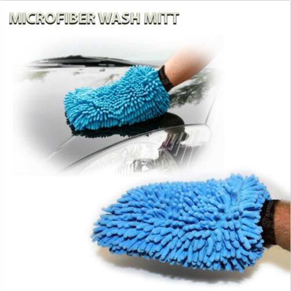 KEP US Super Mitt Microfiber Household Car Wash Washing Cleaning Gloves New 