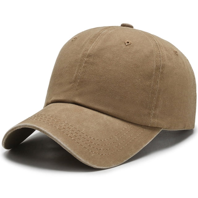 Meitianfacai Washed Plain Baseball Cap, Adjustable Dad Hats Gift for Men/Women Light Board Pure Colour Sun Hat