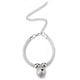 thumbnail image 4 of Collar de nailon estilo japonés para mascotas, accesorio para gatos con cascabel y cadena de extensión (blanco), 4 of 14