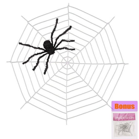 9 Feet Giant Spider Web Halloween Decoration Spider Web With