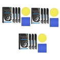 thumbnail image 2 of Kit de Reparación de Rayones en Llantas de Coche con 3 Bolígrafos de Retoque Negro, Paños Azules y Esponjas, 30ml, para Llantas de Aleación y Negro Mate, 2 of 9