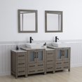 thumbnail image 5 of Vanity Art 72" Double Sink Freestanding Bathroom Vanity Set with Engineered Marble Top and Mirror, 5 of 9