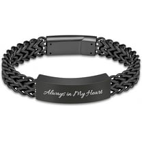 Always In My Heart - Urn Bracelet for Human / Pet Ashes Stainless Steel Ash Bracelet for Women Men Memorial Ashes Bracelet