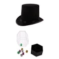 thumbnail image 1 of Sombrero de mago jinwen de Halloween Color Negro, 1 of 8