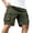Army Green, variant on Trendy Oversized Cargo Street Shorts, Mens Straight Leg Big Side Pocket Loose Bottoms for Daily Shopping