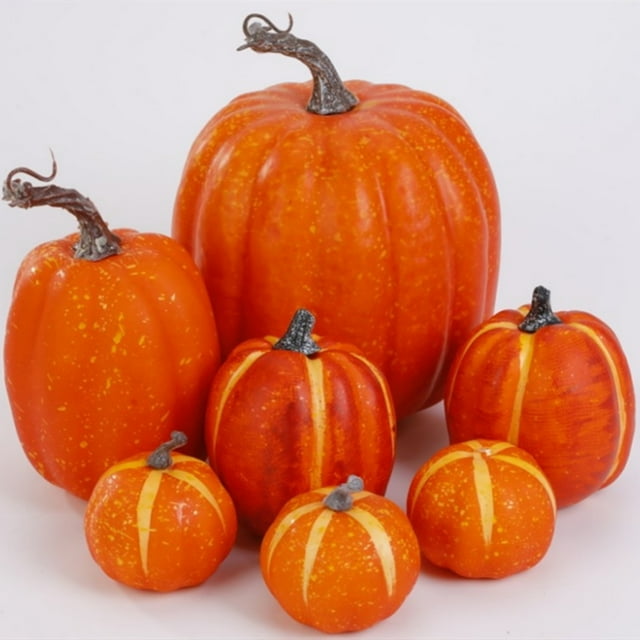Txlixc 7 calabazas simuladas de Halloween, modelo de decoración Txlixc moda