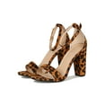 thumbnail image 5 of Women Open Toe Single Sole Ankle Strap Chunky Heel Sandal 18435, 5 of 6