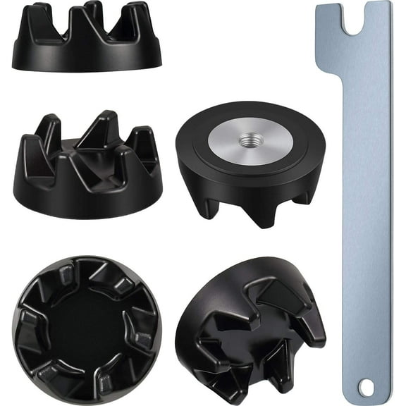5 Packs 9704230 Blender Coupler Blender Coupling Replacment Parts with 1 Wrench Compatible with KitchenAid WP9704230VP WP9704230