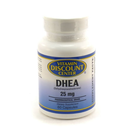 DHEA 25 mg par Vitamin Discount Center 60 Capsules