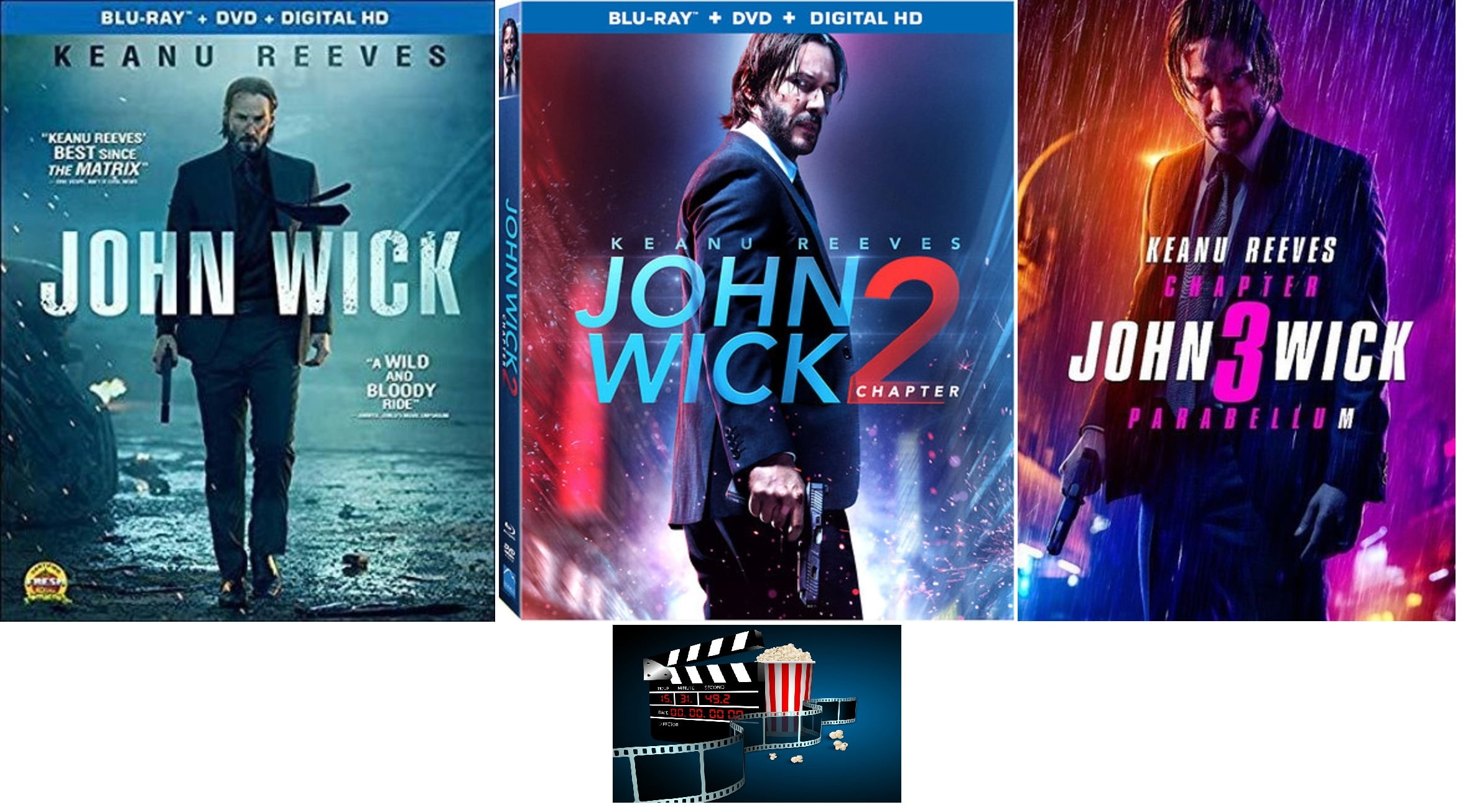 JOHN WICK, Starring Keanu Reeves, Hits Digital Jan 13 and Blu-ray Feb 3.  Here Are Box Art And Product Details