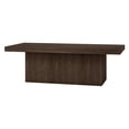 thumbnail image 5 of Torren 48" Wide Rectangular Fluted Coffee Table in Alder Brown, 5 of 5