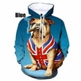 thumbnail image 2 of Sudadera con capucha informal de moda para hombre, sudadera con estampado 3D de bulldog, sudadera holgada de talla grande para primavera y otoño, 2 of 5