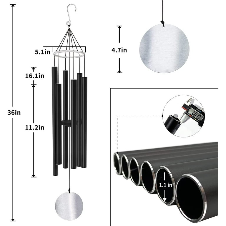 Amazon.com : ASTARIN Extra Large Wind Chimes Outdoor Deep