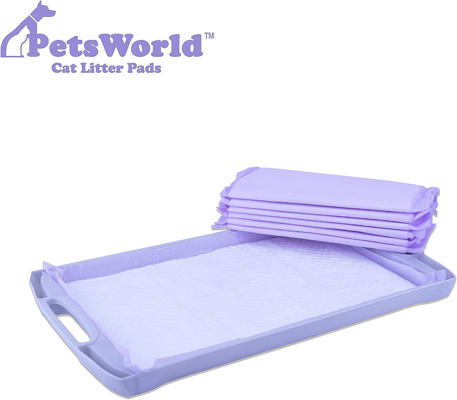 Katzenunterlagen Nachfüllpackung – 100 Stück, 42,9x29 Cm, Super Saugfähig, Für Tidy Cats Breeze System