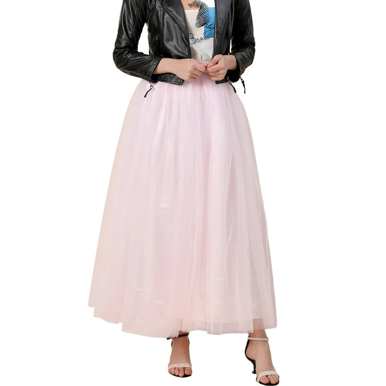 Plus size maxi tulle skirts online