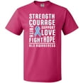 thumbnail image 3 of Inktastic Als Awareness Strength Courage Support T-Shirt, 3 of 5