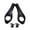 Black, variant on GARENDE 2Pcs Bike Handlebar Ends Handle Bar Ends for Road Bike Mountain Bike