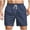 Dark Blue, variant on JIUKE Mens Casual Shorts Swim Trunks Quick Dry Striped Summer Beach Shorts with Mesh Lining Bathing Suits
