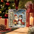 thumbnail image 5 of Christmas Cash Gift Ornament, 2D Christmas Scenery Cash Gift Decorations, Clear Christmas Money Holders For Cash, Holiday Christmas Tree Hanging Ornaments Decor(1Pcs,Snowman), 5 of 8