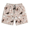 thumbnail image 5 of Goofa Funny Chicken Printed Mens Swim Trunks Summer Quick Dry Short Beach Swimwear Bathing Suits-Large, 5 of 9