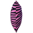 thumbnail image 2 of Everything Comfy Zebra Print Decorative Throw Pillow, 16x16 Inch, Pink/Black,, 2 of 4