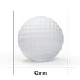 thumbnail image 5 of Tnobhg 12Pcs Realistic Dimple Golf Balls Long Lasting Improve Accuracy Never Lose Practice Balls for Indoor Outdoor, 5 of 7