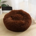 thumbnail image 4 of Irfora Blusea Soft Plush Round Cama para mascotas Cat Soft Bed Bed Cat para gatos Perros pequeños Irfora Amortiguar, 4 of 7