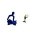 thumbnail image 5 of Figura de pensador abstracto,Estatua de pensador abstracto,decoración para el hogar,Figura humana decorativa para oficina,coleccionable,Figura de escritorio,Estatua de rana, 5 of 8
