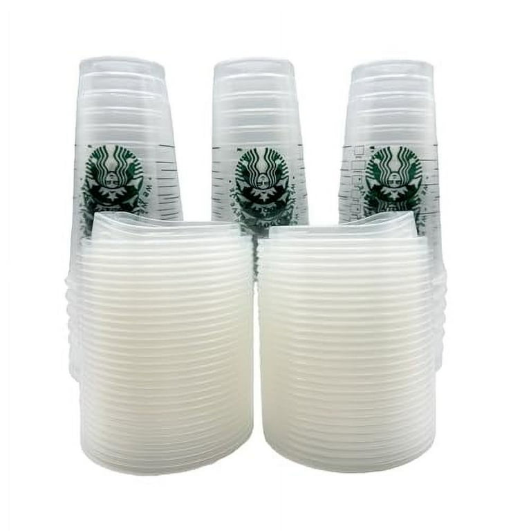 50 Sets] Starbucks Disposable Coffee Cups with Lids (26oz Venti) - To Go  Cold Coffee Cup, Plastic Cups, Iced Coffees Bar Supplies - Walmart.com
