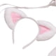 thumbnail image 3 of Faux and Tail Set Disfraz Disfraz Disfraz Fiestas temáticas Cosplay blanco rosa jinwen Cola de tocado de gato, 3 of 3