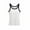 White, variant on Xixinqiwan Women Tank Tops,Womens Scoop Neck Longline Sports Bra U Back Adjustable Straps Workout Crop Tank Top with Built in Pads