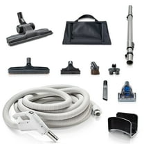Universal Central Vacuum Hose Kit with Turbo Nozzles by Prolux