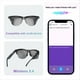 thumbnail image 3 of Gafas Inteligentes con Traducción de IA, Auriculares IP4 con Llamadas Bluetooth, Lentes con Protección UV, Gafas de Sol para Deportes Al Aire Libre., 3 of 6