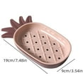 thumbnail image 2 of Soap Tray Cute Pineapple Smooth Easy To Clean Home Bathroom Shower Soap Storage Tray, 2 of 3