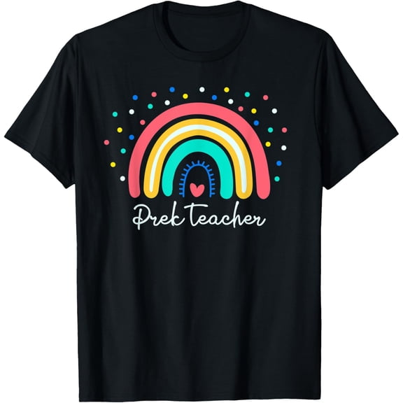 Rainbow Cute Pre-K Teacher Returned to Teaching T-Shirt