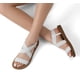 thumbnail image 4 of Sandalia DREAM PAIRS ELENA Blanca con Tira Elástica Plana 2 cm, 4 of 5