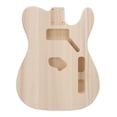 thumbnail image 2 of Poplar Guitar Body, Fine Craftsmanship Original Texture Versatile Creating Unfinished Guitar Body  for Creating Electric Guitars, 2 of 7