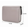 thumbnail image 2 of Rfid Blocking Wallet For Women, Slim Card Case Holder With Multiple Slots, Nfc Protection Card Organizer With Clear Id Window, 2 of 2