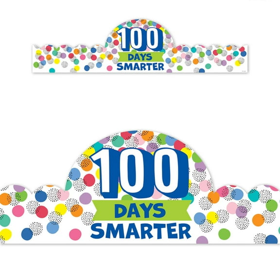 Creative Teaching Press Core Decor Happy 100th Day Crowns, Pack of 30